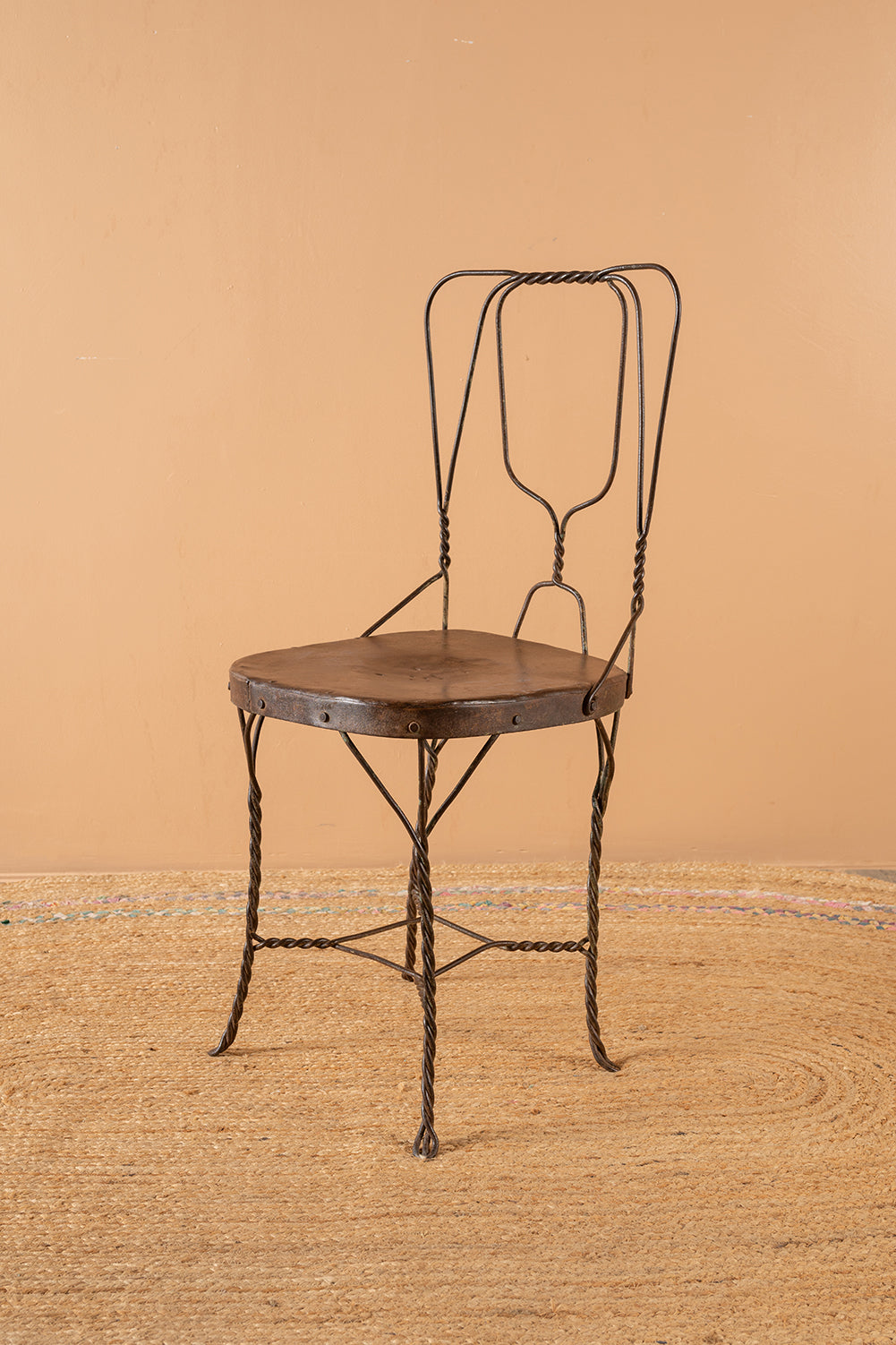 Vintage Metal Wire Chair - 79
