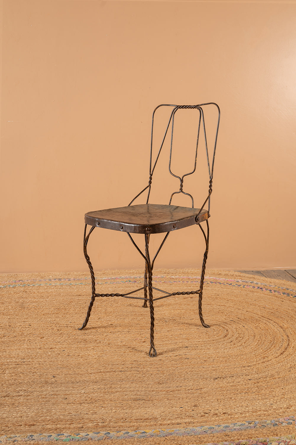 Vintage Metal Wire Chair - 83