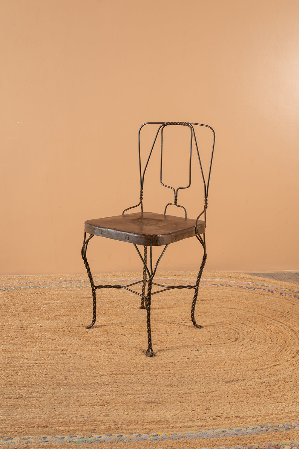 Vintage Metal Wire Chair - 85
