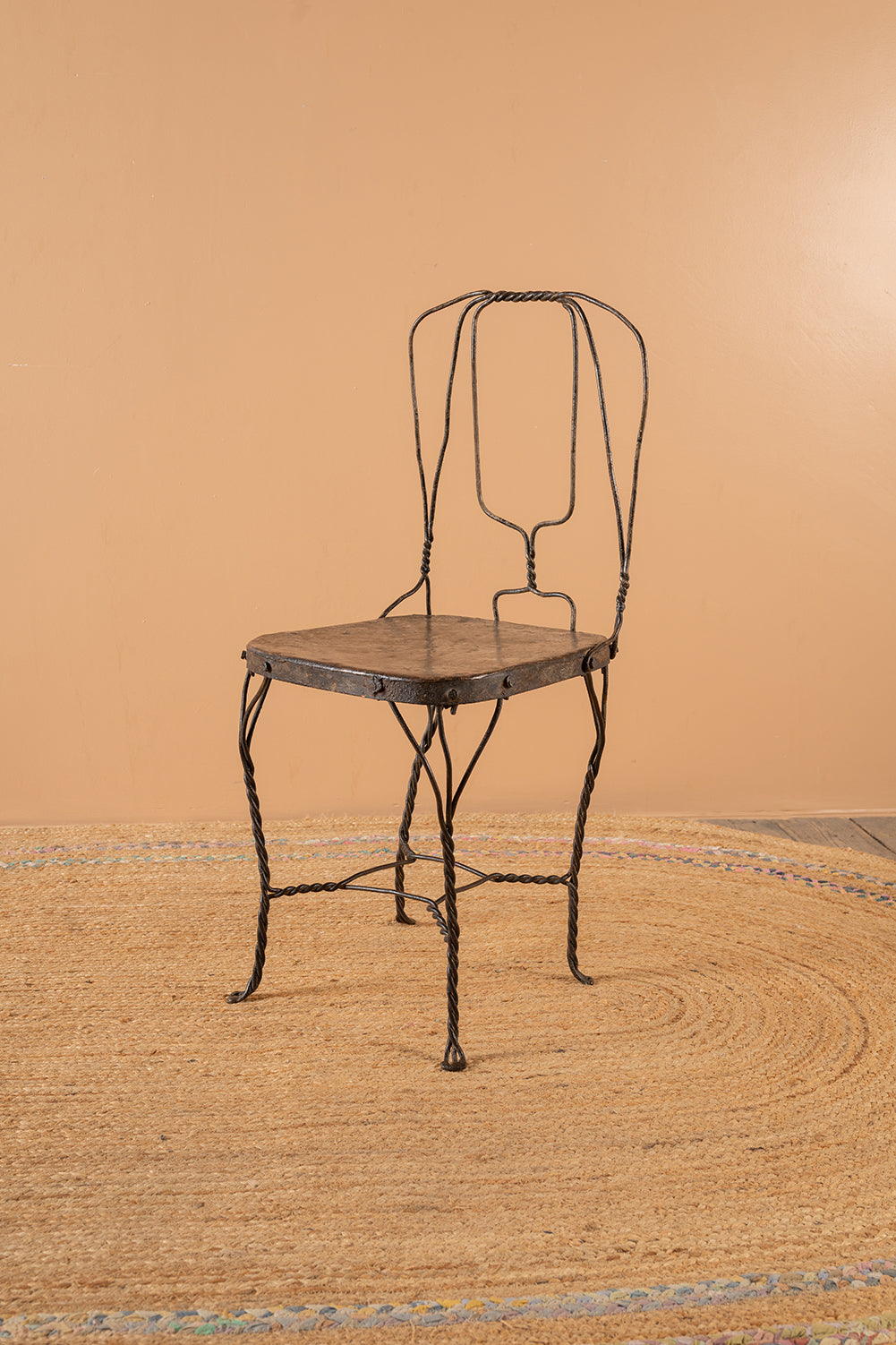 Vintage Metal Wire Chair - 86