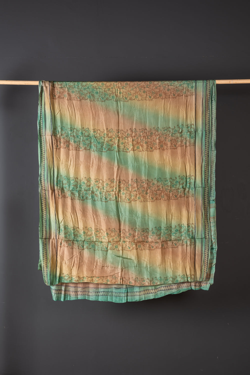 Vintage Silk Sari - 5 Metres Long - 1883