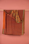 Vintage Rayon Sari - 5 Metres Long - 4528