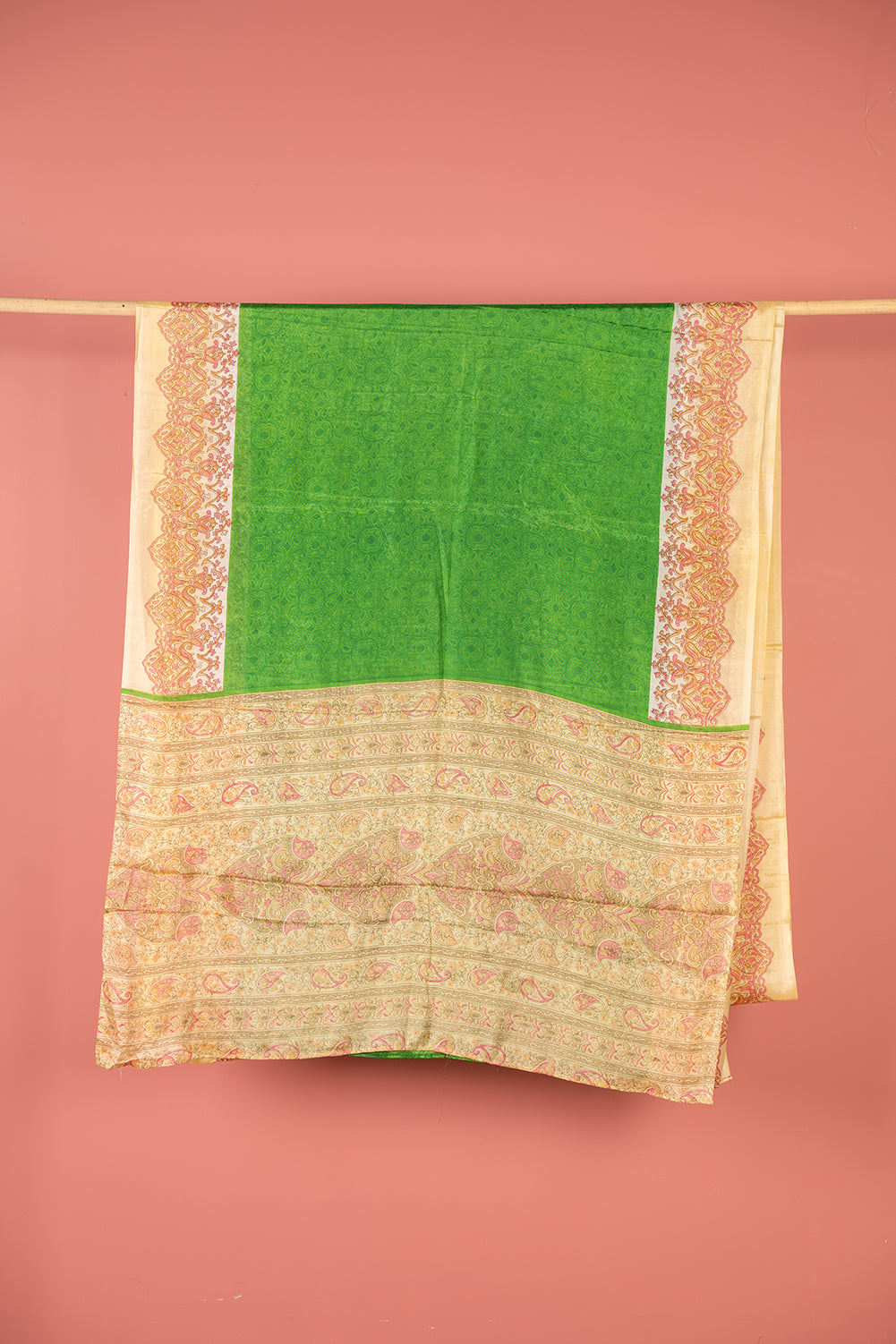 Vintage Rayon Sari - 5 Metres Long - 4550