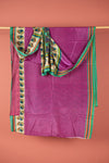 Vintage Rayon Sari - 5 Metres Long - 4680