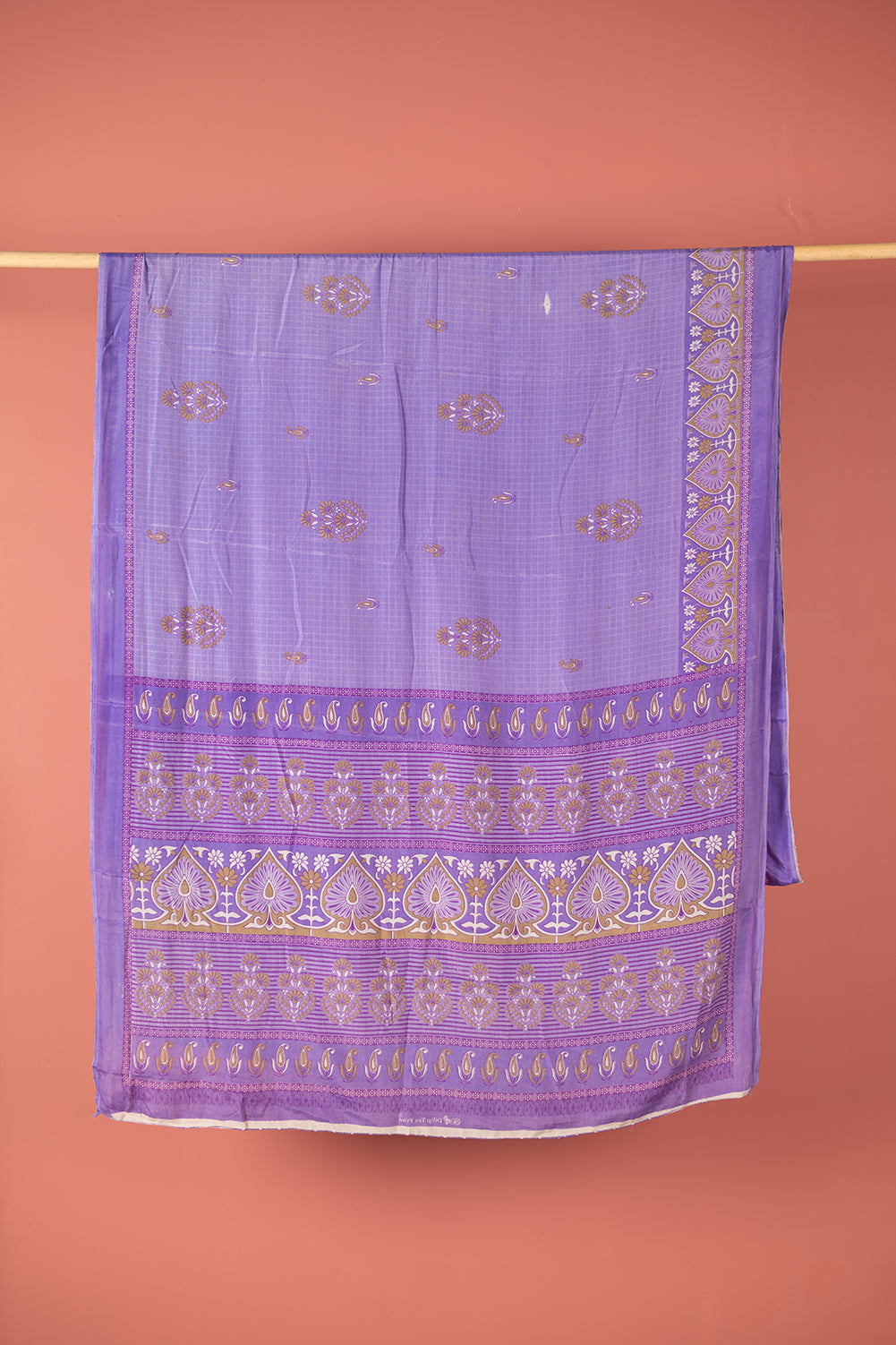 Vintage Rayon Sari - 5 Metres Long - 4694