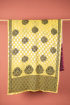 Vintage Rayon Sari - 5 Metres Long - 4702