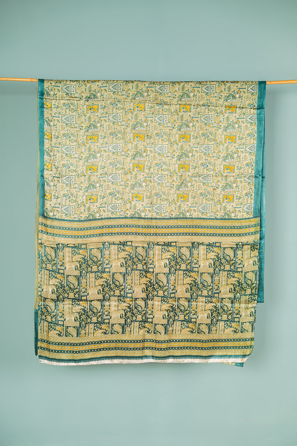 Vintage Silk Sari - 5 Metres Long - 1971