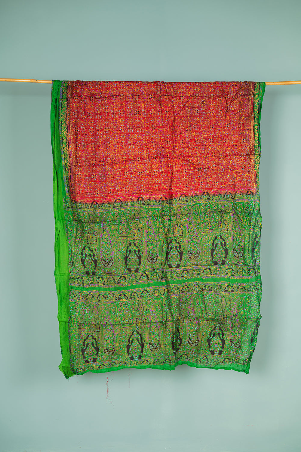 Vintage Silk Sari - 5 Metres Long - 1982