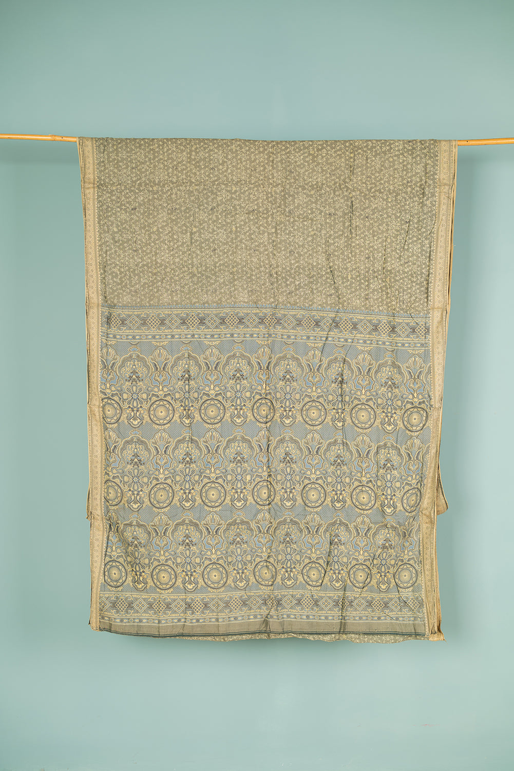 Vintage Silk Sari - 5 Metres Long - 1985