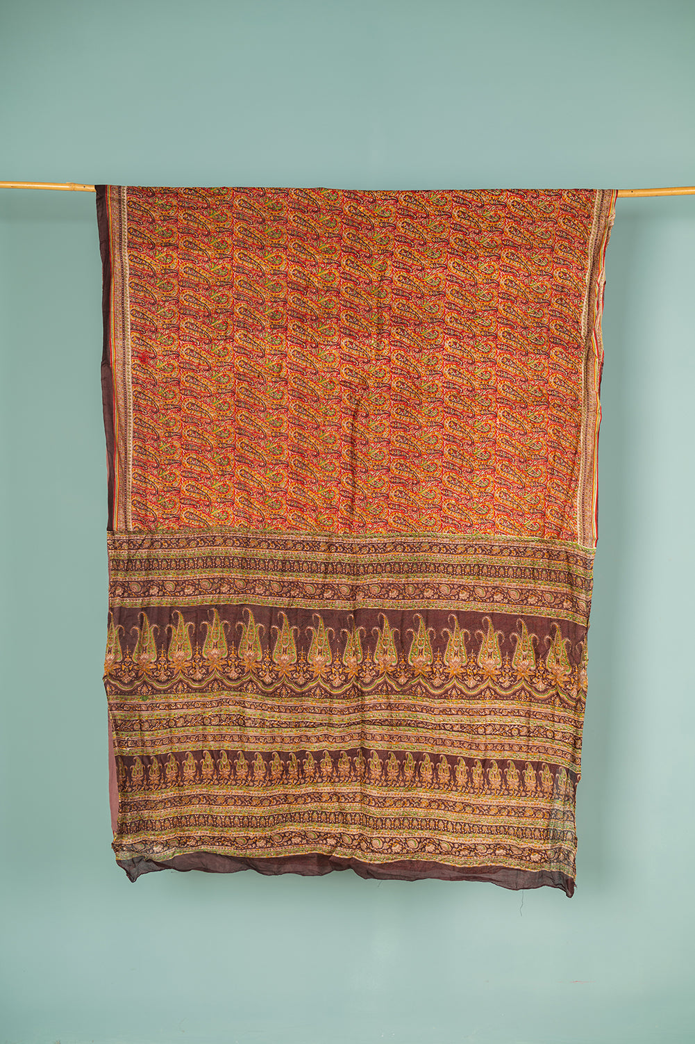 Vintage Silk Sari - 5 Metres Long - 1987