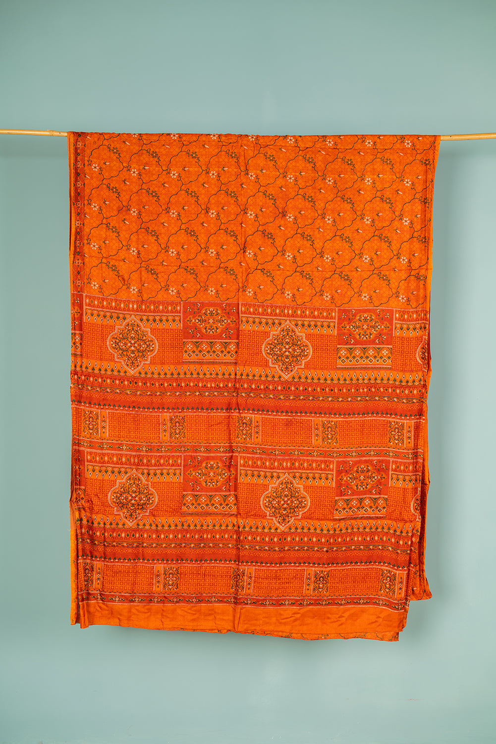 Vintage Silk Sari - 5 Metres Long - 1989