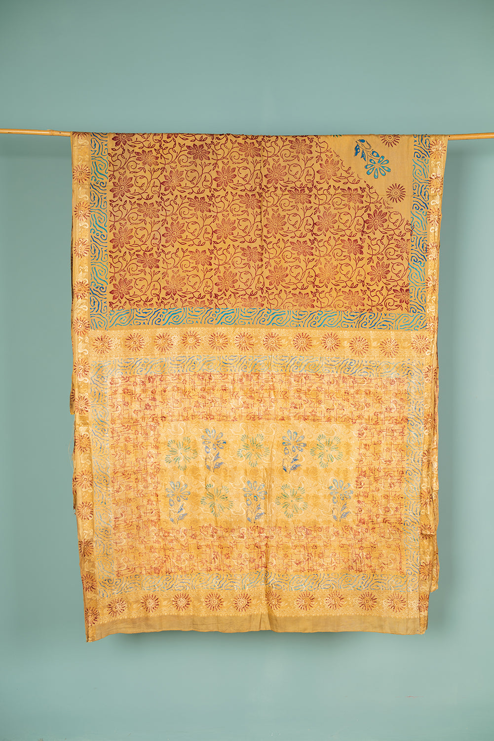 Vintage Silk Sari - 5 Metres Long - 1991