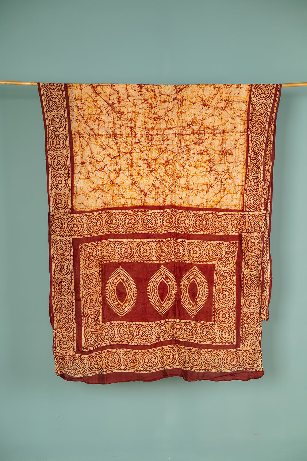 Vintage Silk Sari - 5 Metres Long - 2034