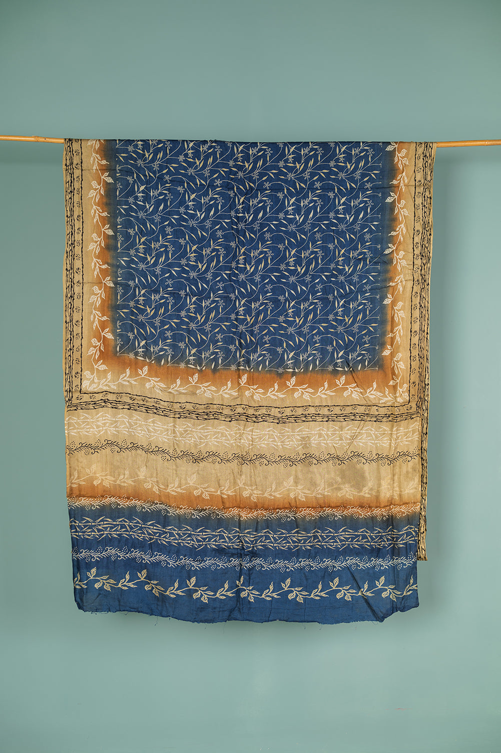 Vintage Silk Sari - 5 Metres Long - 2049