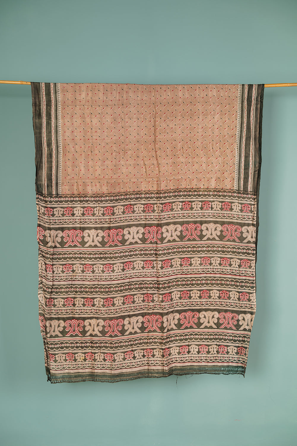 Vintage Silk Sari - 5 Metres Long - 2056