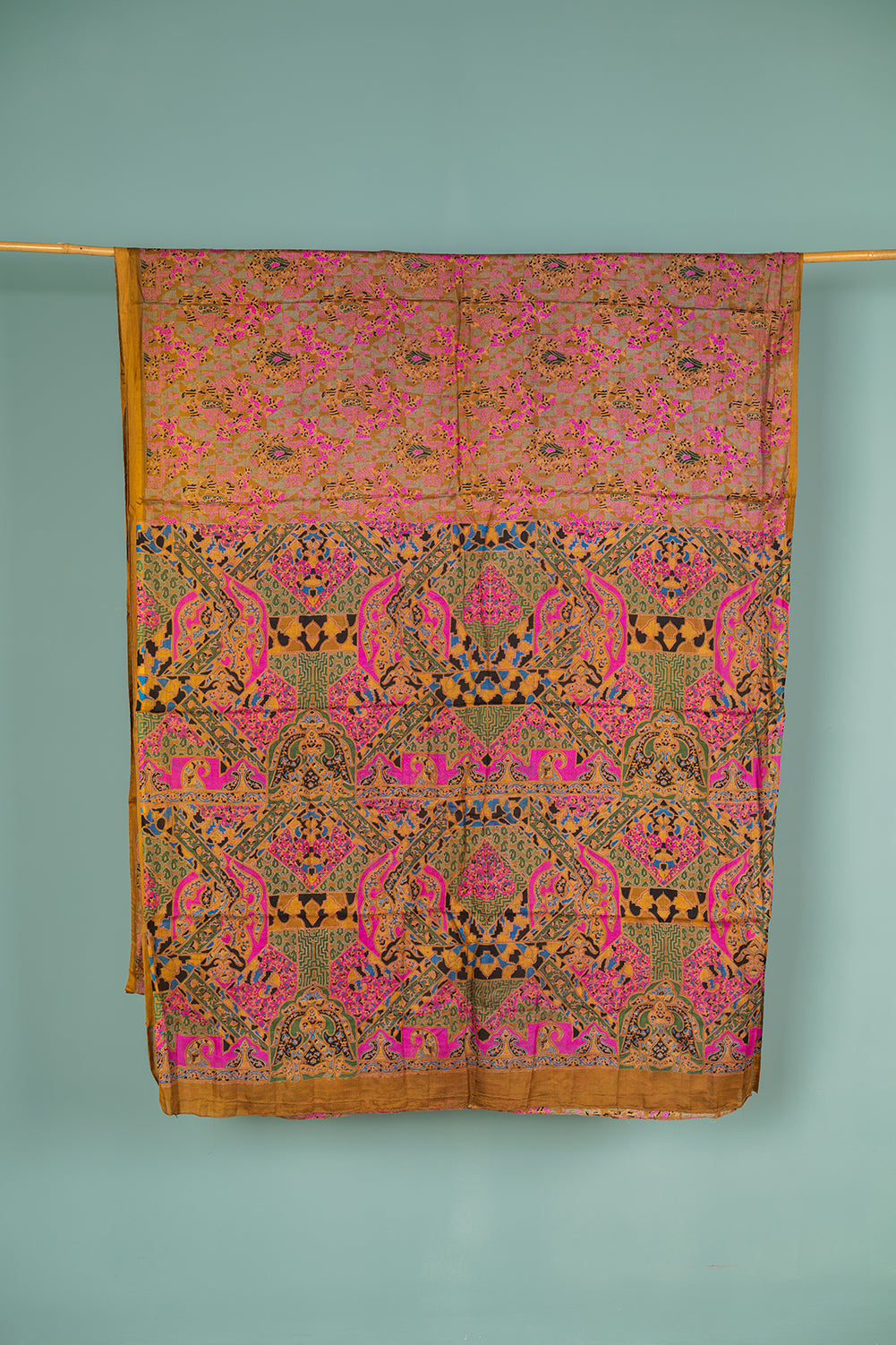 Vintage Silk Sari - 5 Metres Long - 2060
