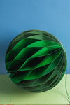 Green Tones Origami Ball Hanging Decoration