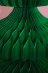 Green Honeycomb Origami Paper Tree