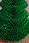 Green Honeycomb Origami Paper Tree