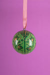 Green & Gold Kashmiri Bauble