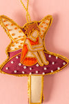 Fairy Sitting on a Toadstool Decoration (Virgin Plastic Free)