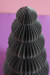 Slate Grey Honeycomb Ball Origami Paper Tree