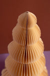 Cream Honeycomb Ball Origami Paper Tree