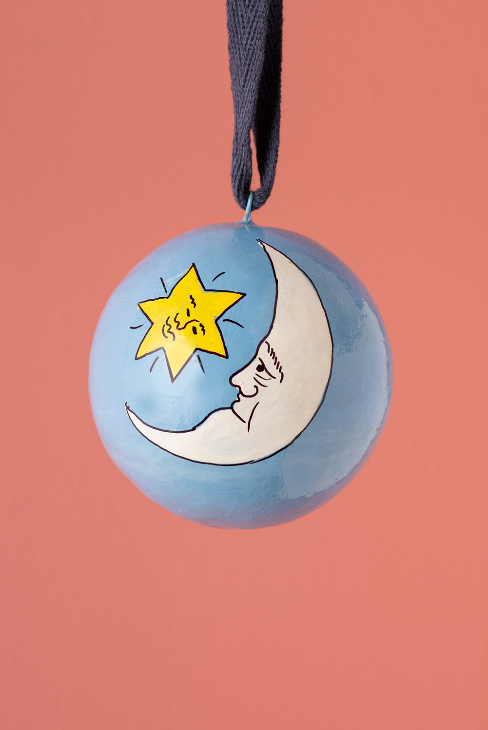 The Moon Blue Bauble