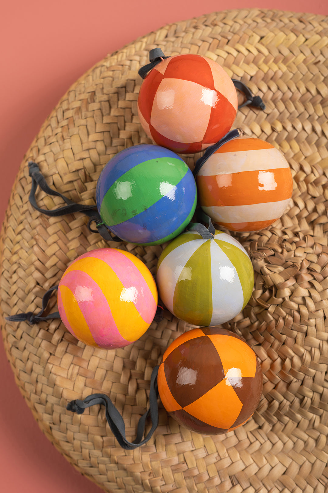 Set of Six Imperfect Baubles