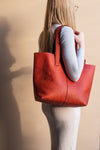Musa 100% Recycled Handbag in Rust