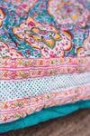 Colourful Block Print Cotton Quilt