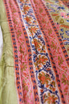 Pistachio Blossom Reversible Floral Quilt
