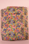 Pistachio Blossom Reversible Floral Quilt