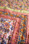 Pistachio Blossom Reversible Floral Quilt