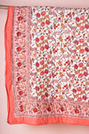 Coral Haze Reversible Floral Quilt