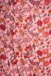 Coral Haze Reversible Floral Quilt