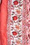 Coral Haze Reversible Floral Quilt