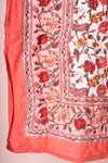 Coral Haze Reversible Floral Quilt