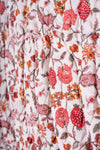 Coral Haze Reversible Floral Quilt