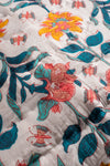 Delft Ether Reversible Floral Quilt