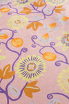 Pink Passion Flower Recycled Cotton Duvet Set