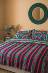 Black Meadows 100% Recycled Duvet Cover Set