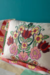 Geraldine White Rose Bouquet Duvet Cover