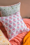 Confetti Blush Block Print Cushion Cover