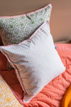 Confetti Blush Block Print Cushion Cover