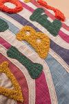 Good Vibes Embroidered Cushion Cover