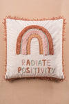 Radiate Positivity Embroidered Cushion Cover