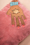Moon & Star Hands Cotton Cushion Cover