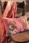 Moon & Star Hands Cotton Cushion Cover
