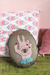 Make a Wish Embroidered Cushion